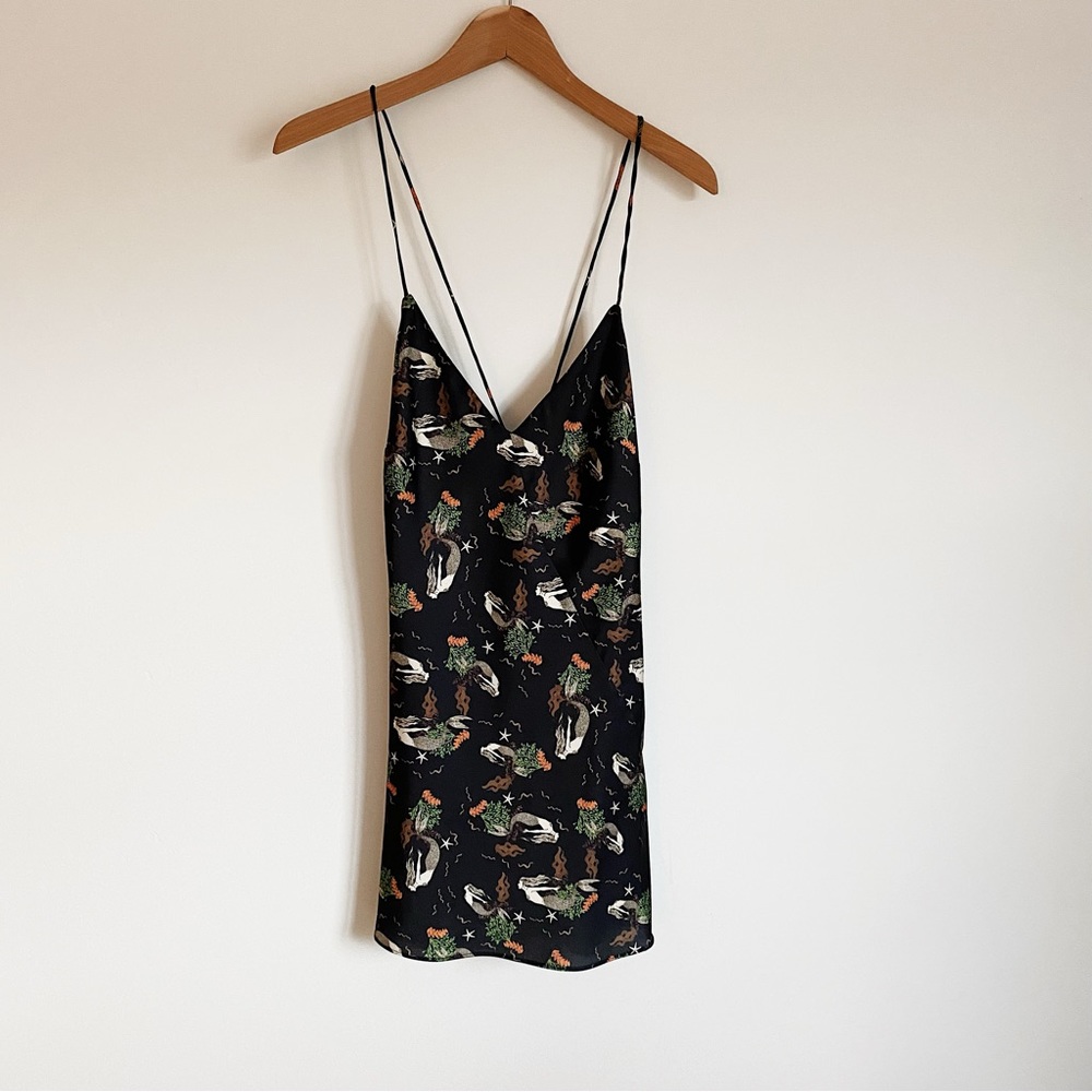 Zara mini slip dress